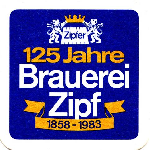 neukirchen v o-a zipfer quad 4a (180-125 jahre 1983-blauorange)